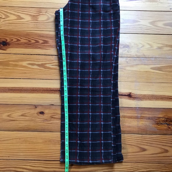 Jockey Gray Red Plaid Sleep Pants, EUC, S/M - Picture 8 of 11